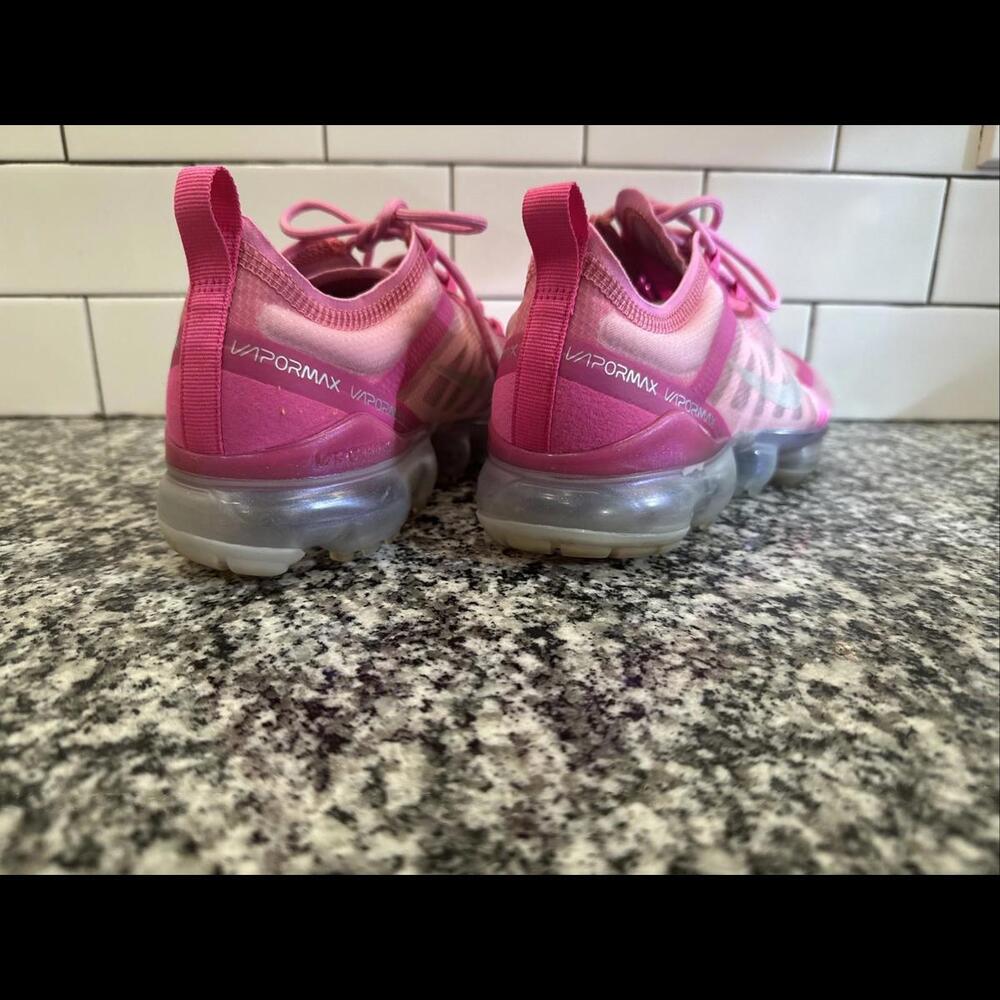 Nike Air VaporMax 2019 Womens Size 8.5 Running Shoes Sneakers Psychic Pink - Picture 5 of 6